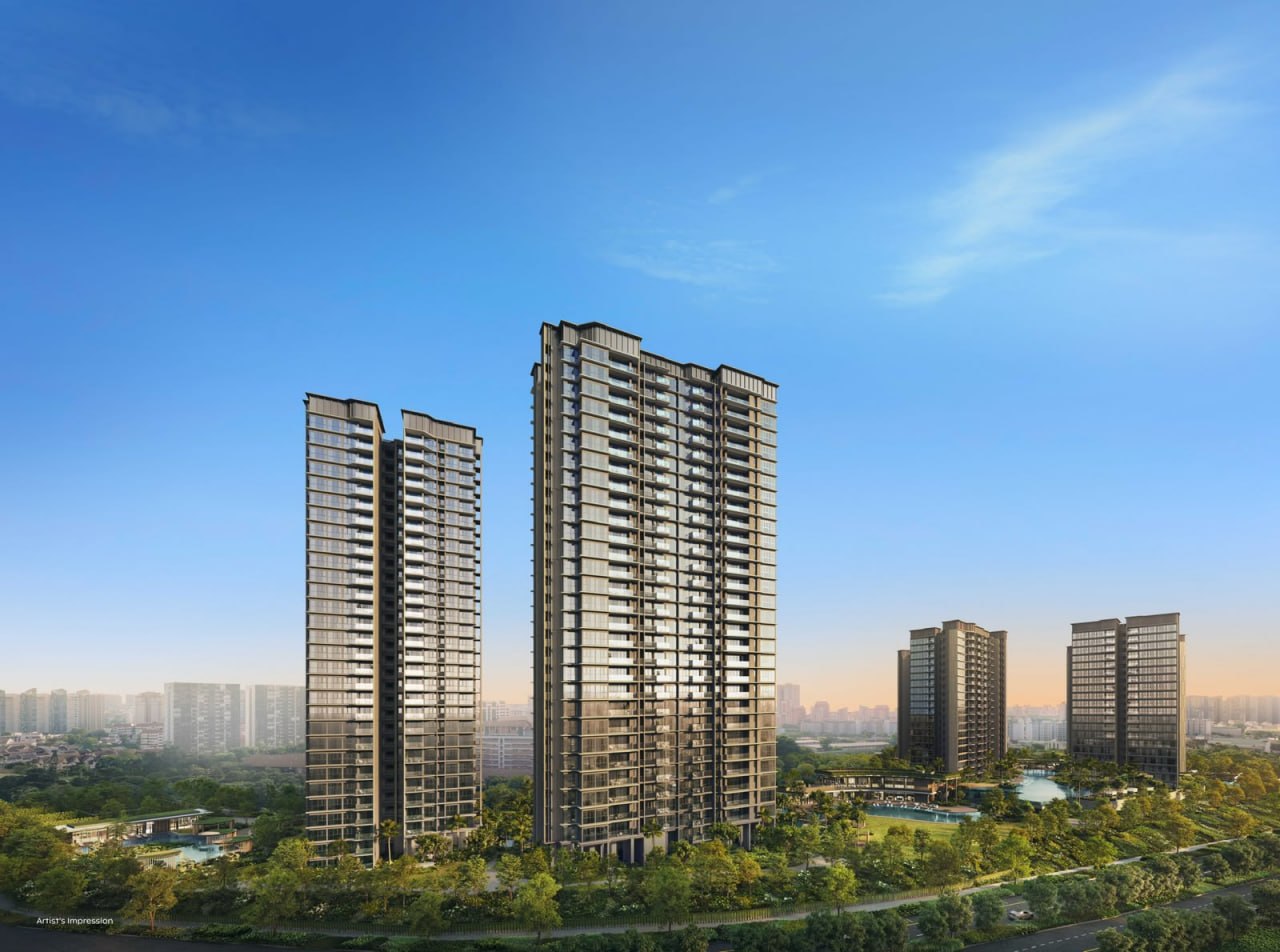 Thomson Reserve location — modern residential towers surrounded by lush greenery at Bright Hill Drive, Upper Thomson Singapore